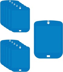 Shootingstar 10 Pcs Refill for STEM Blue Light Trap, Replacement Sticky Pads