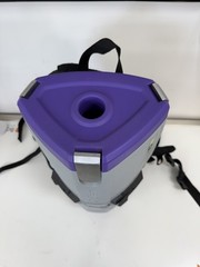 Pro Team Go Free Flex Pro 6-Quart Cordless Industrial Backpack Vac TESTED WORKS!