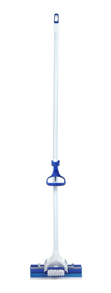 Mr. Clean Magic Eraser Roller Floor Mop, White/Blue Pack of 1,