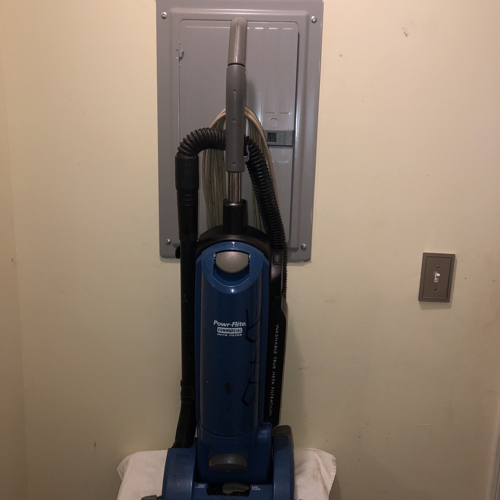 Powr-Flite Wide Track Bagless Upright HEPA Vacuum – 1-Gallon, Model# PF82HF