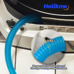 Holikme Dryer Vent Cleaner Kit 2 Pieces – Upgraded 2 Piece Set, Blue