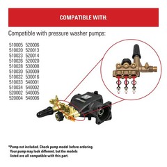 Simpson Cleaning 7104223 Replacement Valve Kit for Pressure Washer White