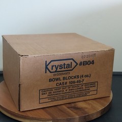 Krystal Toilet Bowl Deodorant Blocks 12-PACK | Pink Sweet Scent – NEW