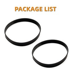 JEDELEOS Replacement Style U Belts for Eureka Airspeed, Sanitaire and Black