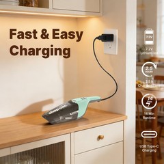 Shop-Vac Wet/Dry Handheld Vacuum Cordless, Powerful Portable Green and Gray