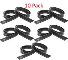 10 Pack 18″ Pulex Soft Rubber Squeegee Replacement Rubber Blades