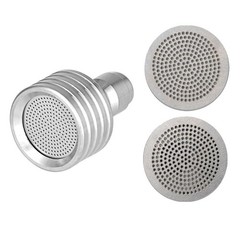 RecDec Pressure Washer Tips Spray Nozzle Soft Rain Shower Head Small, silvery