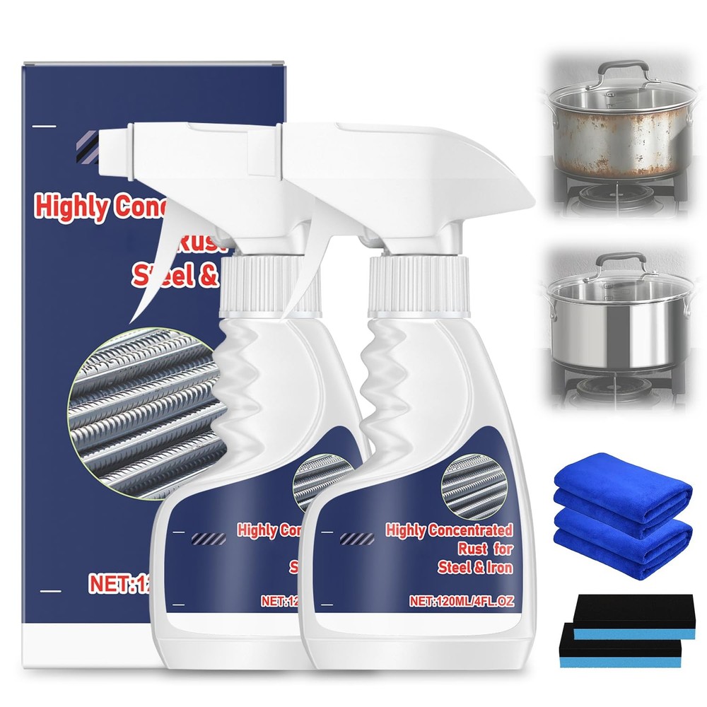Meigline Rust Remover,Highly Concentrated Steel Rust Remover,Meigline Rust Re…