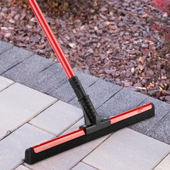 Libman 20″ High Power Floor Squeegee Red Steel Handle Rubber Flex Blade