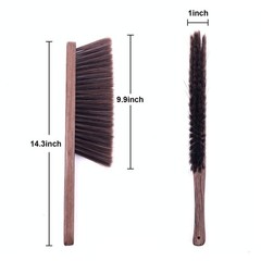Hand Broom Cleaning Brushes-Soft Bristles Dusting Brush for Black