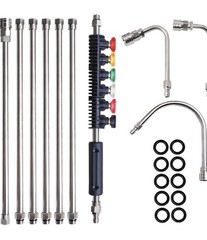 Xiny Tool Pressure Washer Extension Wand, 10 Pack Set – 4000 PSI