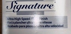 6 Pack Diversey Signature 2.5L/2.64 Quart Ultra High Speed Floor Finish 4971947
