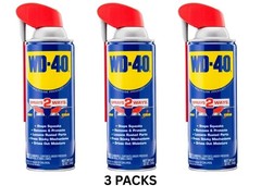New Multi Purpose Original WD-40 Formula Lubricant Spray 3-PACK w/. Smart Straw