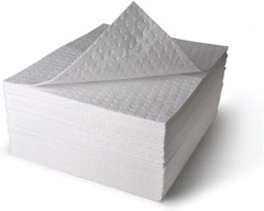 Oil Spill Absorbent Mats for Garage, Oil Only White Heavy Weight Absorbent Pad 2