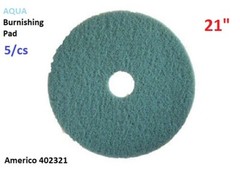 Americo 402321 Aqua Burnishing Floor Pad – 21″ 5/cs Made in USA