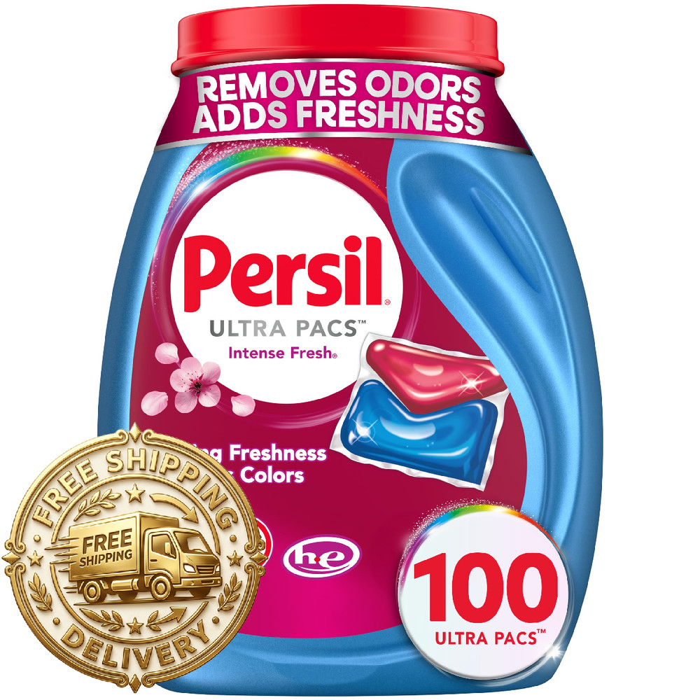 Persil Ultra Pacs Intense Fresh Everyday Clean Laundry Detergent 100 Count