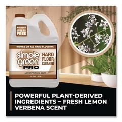Simple Green 505128 1 gal Pro Hard Floor Cleaner – Lemon Verbena (4/Carton) New