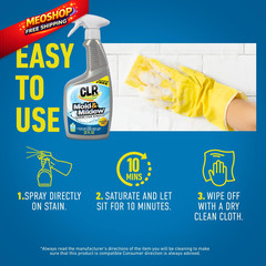 CLR Brands Mold and Mildew Stain Remover, 32 oz. Spray 32 Fl Oz (Pack of 2)