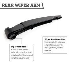 Rear Wiper Arm & Blade Kit,Exact-Fit Replacement for Mini Cooper R56 2007-201…