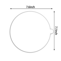 Flea Trap Refill Discs 7.1 Inch Replacement Glue Boards for Most Models White