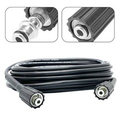 29FT Pressure Washer Hose 1/4” M22-14mm 3200PSI Kink Resistant Replacement Hose