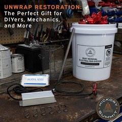 Electrolysis Kit Rust Remover for Metal – Gentle DIY Rust Removal for Cast Ir…