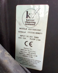 Parts Only – Kaivac Cooler Case, Refrigeration Unit Cleaning Machine KV1750CCDC