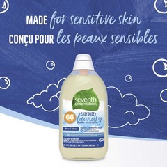 Seventh Generation Easy Dose Laundry Concentrated Liquid Detergent Clear 23.1