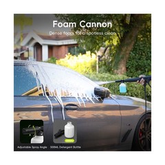 2026 Upgraded Pressure Washer, Portable Power Washer, 4 Quick-Connect Nozzles…