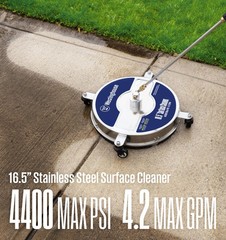 Westinghouse Universal 16.5” Pressure Washer Surface Cleaner Attachment Blue