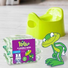 Kids Sensitive Flushable Cleansing Wet Wipes Potty Training Aid 240 Wipes