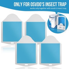 OSVDO Trap Refills, Flying Insect Refill Kit NO 4 x white