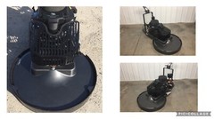 3 Pioneer Eclipse 420BU 28″ Propane Floor Buffers with dust skirt.