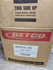 Betco Pine Quat Disinfectant 1 Gal 4/Case Neutral pH Cleaner*3040400*