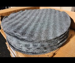 Steel Wool Floor Buffer Pads 20in 09 Pack Elephant Brand Texsteel Tuf
