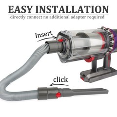 Attachments Kit for Dyson V15 V15s V9 V8 V11 V12 AA:Hose Attachment Kit, Gray