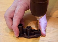 Squeeeek No More/o’berry Counter Snap Kit (3232) for Hardwood 1/4″, Black