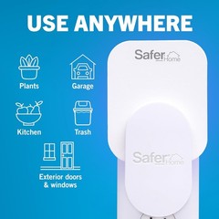 Safer Home Indoor Fly Trap SH502 Fruit Gnat Trap w Glue Cards