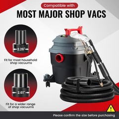 Extractor Attachment Kit for Shop Vac Carpet Sofa Car Cleaning Wand Hose Adapter