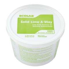 Ecolab Solid Lime-A-Way 1.33 lb Lime Scale Remover Rust Iron Cleaner 6115905 New