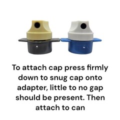 Male to Female Adapters 4 Pack + Caps, for Spray Paint and Areosol Cans. Conv…