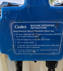 Castex Power Eagle Carpet Extractor Cleaner Machine Parts Repair Vacuum Works