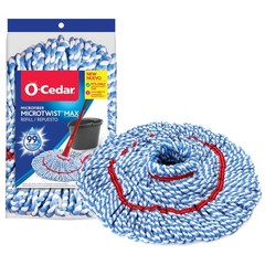 O-Cedar MicroTwist MAX Twist Mop Head Replacement | Machine Washable | Reusab…