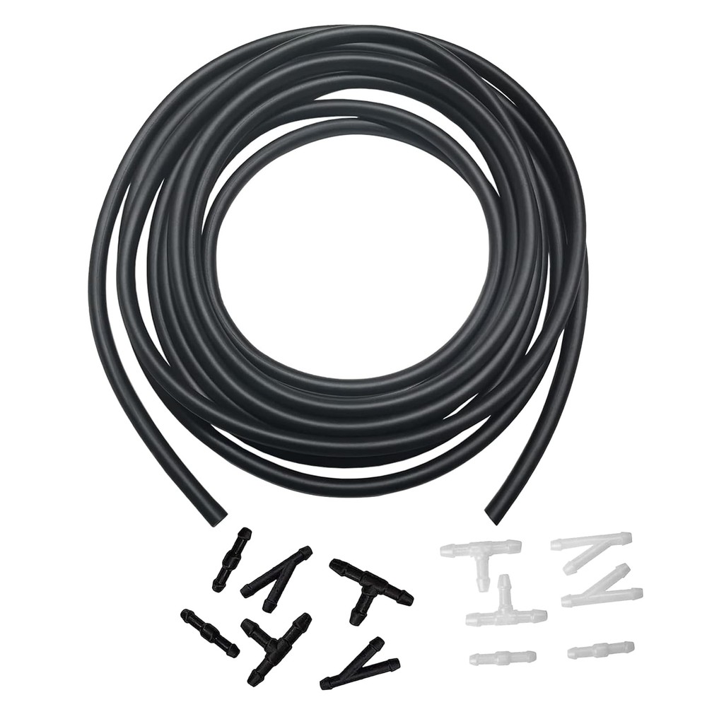 YYTQP Windshield Washer Hose Kit, 4 Meter Fluid 1 Set #012, Black
