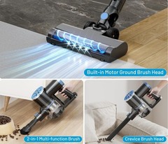 Cordless Vacuum Cleaner. Self-Standing. Headlights! SUPER NICE BLUE COLOR. NEW!!