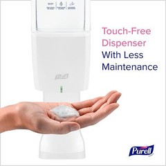 PURELL ES10 8320-E1 Automatic Hand Sanitizer Dispenser, White (Pack of 1)