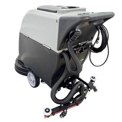 110V Commercial Auto Floor Scrubber Machine 10.6Gal+13.2Gal Wire Type Scrubber