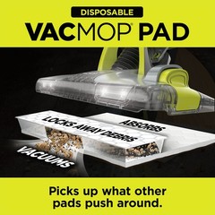 Shark Vacmop Disposable Hard Floor Pad Refills Compatible Vm252 Vm180 No-Touch