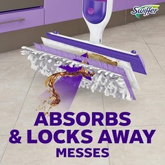 Swiffer PowerMop Multi-Surface Mop Kit for Floor 1 Kit, Purple and White