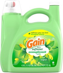 Gain Liquid Fabric Softener, Original Scent, 140 FL OZ, 190 Loads, Liquid Fabric